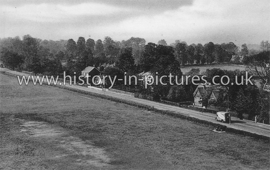 A View of the recreation Grounds from the Church Tower, Chigwell Row, Essex. c.1930's